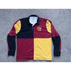 Vintage Universal Orlando Harry Potter Gryffindor Rugby Shirt 07 Quidditch XL